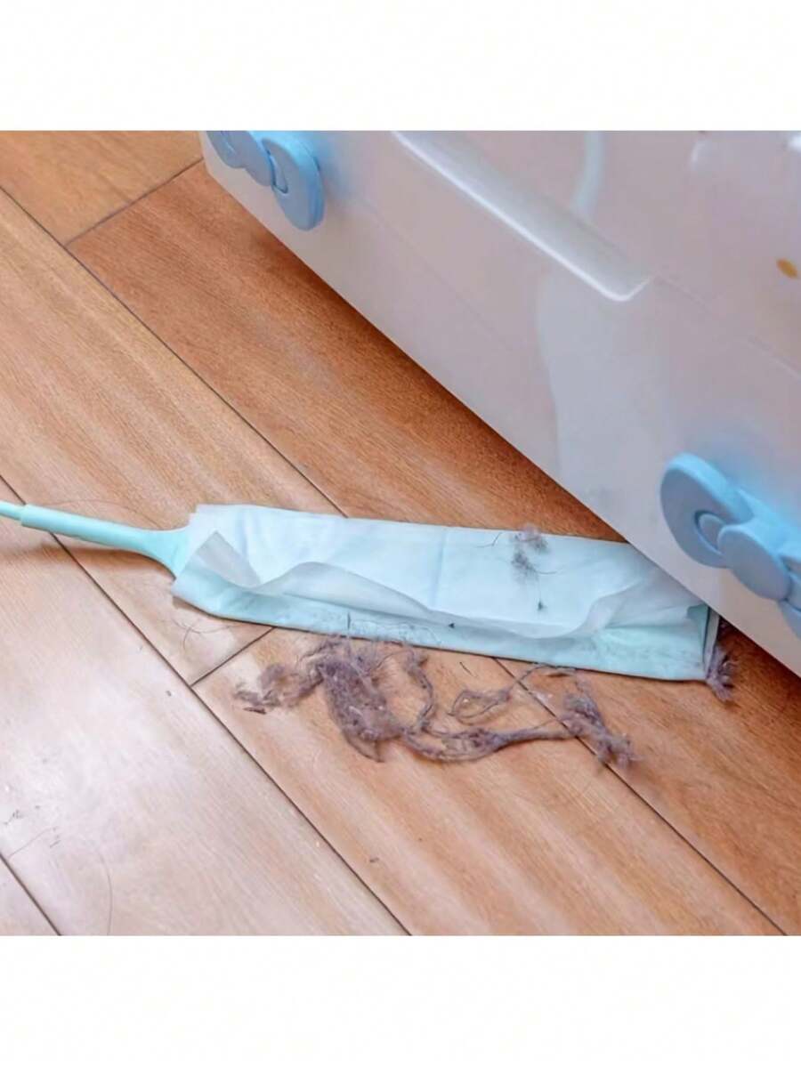 1个缝隙清洁刷，家用床头墙面除尘长柄裂缝除尘器，便携式无纺布缝隙清洁器