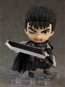 10cm Anime Collectible Figure, Fully Posable Toy Model, Guts Black Swordsman Statue, Anime Character Figurine, Stylish Black Knight Decor, Anime Merchandise Collectible Model - Multicolor - View 3