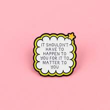 Enamel Badge Brooch Pin, Suitable For Backpacks, Bags, Stylish Decoration, Gift For Friends - Multicolor - View 1