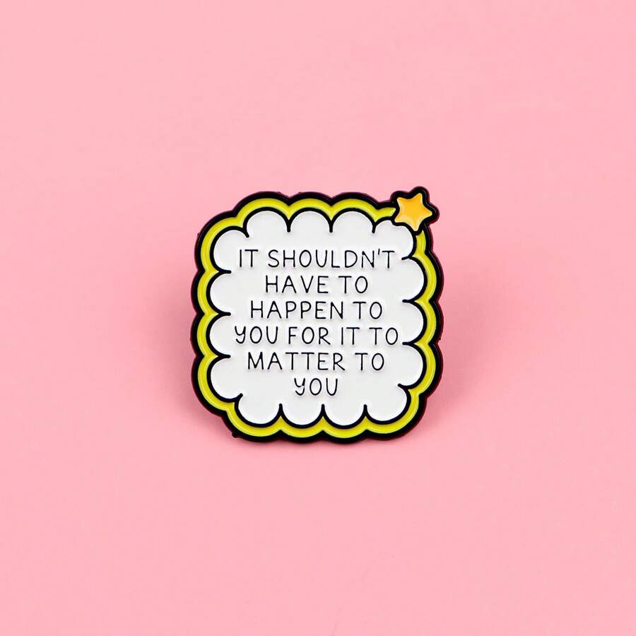 Enamel Badge Brooch Pin, Suitable For Backpacks, Bags, Stylish Decoration, Gift For Friends - Multicolor - View 1