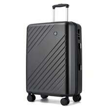 Hard-Shell Luggage Set | 20-Inch Carry-On (Cabin), 24-Inch Medium Checked Bag, 28-Inch Large Checked Bag | ABS+PC, 360° Quiet Wheels, Combination Lock | For Holidays, Business, Family & Weekends - Grey - View 1
