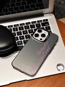 時尚粉色標語彩繪裝飾手機殼 亮面設計 相容 iPhone 17/17 Pro/17 Pro Max/16/16 Pro/16 Pro Max/15/15 Pro/15 Pro Max/14/14 Pro/14 Pro Max/13/13 Pro/13 Pro Max/12/12 Pro/12 Pro Max/11/11 Pro/11 Pro Max - 彩色 - 查看 8