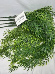2/6件装人造柳枝叶，常绿柳藤，仿真吊兰，人造常春藤，塑料常春藤，人造柳藤，适用于户外、室内、家居、花园、派对、婚礼、卧室、墙面装饰 - 彩色 - 查看 8