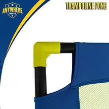 Anywhere Sports - Juego de tenis de mesa portátil para uso en interiores o exteriores incluye dos palas seis bolas bolsa de almacenamiento y tamaño compacto para niños - Azul - Ver 5