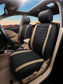 Bộ bọc ghế ô tô 9 món đa năng – Thiết kế sọc dập nổi 3D, lớp đệm mút 4mm, vải chống thấm nước, tương thích với túi khí, phù hợp với xe Sedan, SUV, Pickup, MPV, dễ vệ sinh, che phủ toàn diện (Bao gồm: 2 bọc ghế trước, 1 bọc tựa lưng, 1 bọc ghế sau và 5 bọc tựa đầu) Phụ kiện ghế ô tô - phong cách A - Xem 6