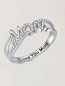 1 PC Elegant Cubic Zirconia Ring For Women For Mother's Day Gift Anniversary Party Jewelry - 1# - View 11
