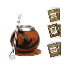 Yerba Mate Bombilla Gourd Drinking Filter Straws 304 - Stainless Steel 6.1 Inch Long Spoon Bombillas Straws For Mate Tea Set Of 3 With Cleaning Brush Silver - Silver 3 1 - View 6