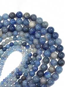 4、6、8、10毫米紫色梦幻紫水晶珠天然石英水晶石散珠，适用于珠宝制作DIY手链。 - 紫色 - 查看 7