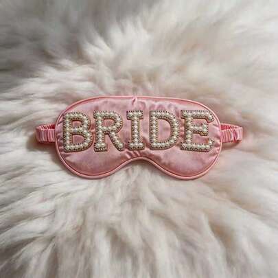 1 chiếc mặt nạ ngủ trang trí đám cưới thời trang và thanh lịch "Hãy đánh thức em vào ngày cưới", quà tặng cho vợ nhân dịp tuần trăng mật, tiệc độc thân cho cô dâu, tiệc chia tay độc thân.