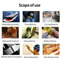 50-100片装 2英寸（50毫米）砂纸片，粒度60-2000目，电动打磨抛光砂纸套装，适用于电钻和角磨机的配件 - 彩色 - 查看 9