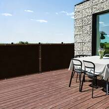 Malla de sombreo para jardín con un 90 % de protección solar, fabricada en polietileno de alta densidad con hebillas de cobre. Ideal para jardines, invernaderos y cenadores. Su tejido transpirable y con protección solar, con ojales, es fácil de instalar e incluye una cuerda de 5 metros para colgarla fácilmente. Malla de sombreo para exteriores, perfecta para terrazas y plantas. - negro - Ver 7