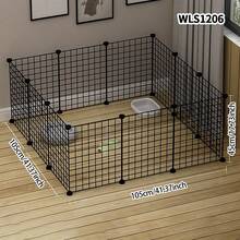 Pet Fence, Dog Isolation Cage, Freely Combinable Indoor Home Use Small/Medium Dog Kennel, Teddy Playpen - Multicolor - View 5