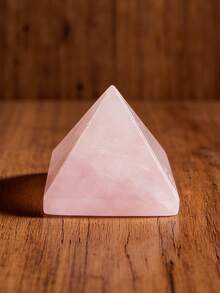 1pc Natural Crystal Pyramid Decor, Home Decoration, Meditation & Healing Crystal Pyramid - 2.8-3.2cm Pyramid - View 17