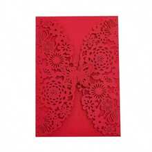 25 Pieces Of Exquisite Butterfly Invitation Cards, Wedding Invitations, Birthday Invitations, Quinceanera Party Decorations (Without Inner Cards And Envelopes) - 25pcs - View 9