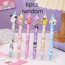 SANRIO [Sản phẩm bán chạy nhất] 36 bút bi kẹp dễ thương, mực đen 0.5mm, viết trơn tru, văn phòng phẩm & đồ dùng văn phòng, quà tặng đặc biệt, mùa tựu trường. - Nhiều màu - Xem 9