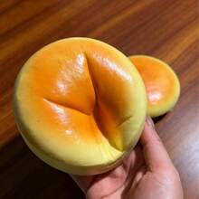 创意逼真食物造型慢回弹PU材质酸奶芝士面包蛋糕海绵减压模型道具，慢回弹礼物，挤压玩具，生日礼物 - 彩色 - 查看 2