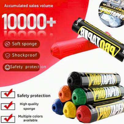 25cm Almohadilla para manillar de motocicleta Protector de pecho Ajuste para ProTaper Dirt Bike Funda de agarre de espuma