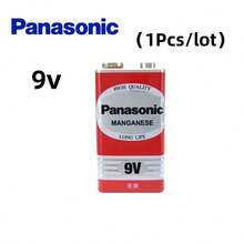 Baterai Alkaline Panasonic 6F22ND 9V Asli 100%, Bebas Merkuri, Tahan Lama, Cocok untuk Detektor Asap/Jam/Mikrofon Nirkabel - View 11