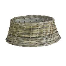 Red Hamper Rattan Christmas Tree Skirt - View 2
