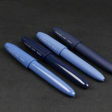Pluma estilográfica ergonómica con forma triangular (tinta no incluida) color aleatorio 1 pieza - Pluma estilográfica con cuerpo de color sólido - Ver 6