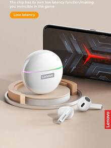 Lenovo 联想 XT97 TWS 蓝牙 5.3 无线耳机，降噪 HiFi 立体声运动耳塞，触控操作，带麦克风和 RGB 灯效 - 查看 9