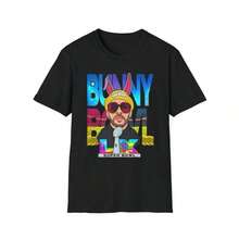 Bunny Bad Shirt, Bowl 2026 Halftime Show, Retro Concert Graphic Top ALLO - Black 2 - View 11