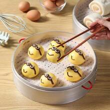 A Platinum Silicone Steamer Mat Pure Silicone Steamer Mat Mantou Mat Cage Drawer Cloth Household High Temperature Resistant Baking, Open Grid Design Steamer Board, Compatible With Electric Rice Cooker, Induction Cooker, Eddy Current Furnace - Easy To Clean, Space Saving, Suitable For Home, Restaurant Or Commercial Kitchen - For Steaming Vegetables, Dumplings, Etc - View 7