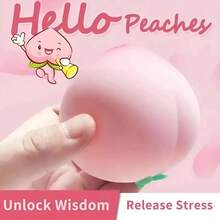 Random Color Soft Pressure-Resistant Squeeze Toy, Peach Squishy Toy For Adults, Squishy Toys, Cute Stuff, Cheese Squishy, Squishy Dumpling - Multicolor - View 6