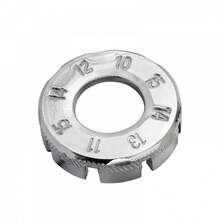 1pc Bicycle Spoke Wrench Tool Me - Silver - View 2