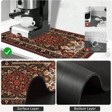 1pc Vintage Floral & Geometric Pattern Absorbent Drying Mat, Suitable For Dining Table, Coffee Machine, Multi-Purpose Drainage Pad, Home Gift, Desktop Decor - XYLSD-96 - View 10