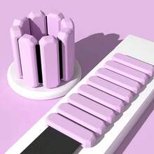 2件套可调节魔术贴负重腕/踝带，总重2磅（每只手腕1磅），适用于普拉提、瑜伽、跑步和步行 - 彩色 - 查看 11