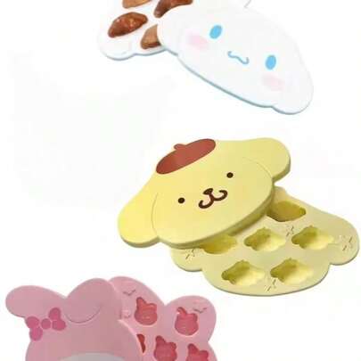 SANRIO 带盖卡通硅胶托盘，饮料和鸡尾酒制冰模具