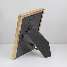 1 pieza Portafotos de sobremesa pequeño, marco de metal plateado, adecuado para exhibición de mesa y decoración de pared - Mejor regalo para el Día del Padre, boda, cumpleaños - Multicolor - Ver 9