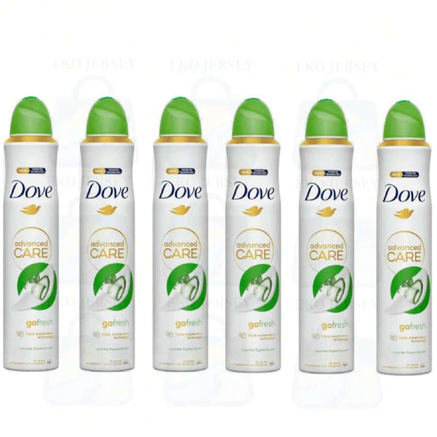 Dove Advanced Care Go Fresh Cucumber & Green Tea Deodorant Spray 250ml Pack Of 6 - 多樣化香型 - 查看 1