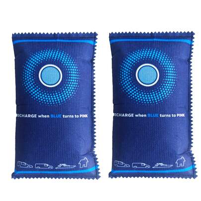 Túi hút ẩm ô tô tái sử dụng 350g, máy hút ẩm cửa sổ đổi màu, màu xanh dương cho sử dụng thông thường và màu hồng cho trạng thái bão hòa hoàn toàn, chất hút ẩm có thể sạc lại bằng lò vi sóng, hút ẩm hiệu quả, chống nấm mốc, chống ẩm mốc, giữ cho nội thất xe khô ráo và trong lành, túi hút ẩm di động dành cho ô tô.