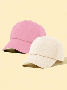 Mũ lưỡi trai điều chỉnh được, màu trơn, dành cho trẻ em, trẻ nhỏ, trẻ sơ sinh và thanh thiếu niên - Mũ chống nắng unisex có lỗ buộc tóc đuôi ngựa, phù hợp cho gia đình và bạn bè, thể thao ngoài trời, du lịch, làm quà tặng, mọi mùa. - Nhiều màu - Xem 53