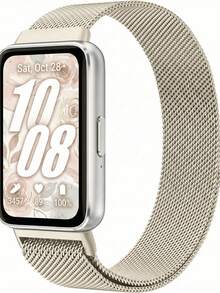 Metal Band Compatible With Galaxy Fit 3, Stainless Steel Braided Loop Replacement Strap, Suitable For Galaxy Fit 3 S-M-R390, Unisex - Galaxy Fit 3 - View 8