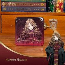 Harry Potter 1枚魔法斗篷系列铁皮徽章，哈利、赫敏、斯内普、马尔福、罗恩等魔法世界人物场景收藏徽章，复古方形徽章，金属别针，粉丝周边 - 彩色 - 查看 11
