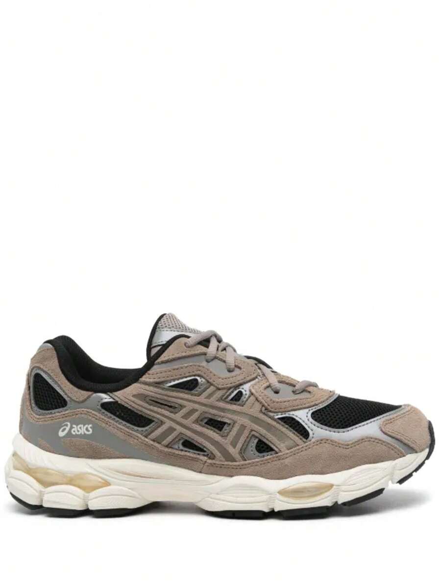 ASICS Gel-NYC Sneakers - Authentic Unisex Retro Lifestyle Running Shoes | Viral 2026 Sportstyle Urban Trainers | Premium Gel Technology Cushioning | Durable Suede & Mesh Performance Footwear | Classic Comfort Daily Sneakers - 黑灰褐色 - 查看 1