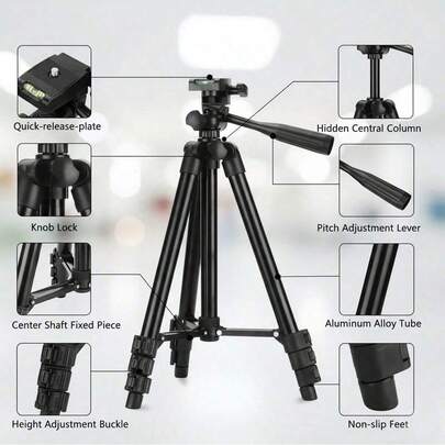Outdoor Live Streaming Portable Multifunctional Selfie Stick