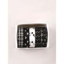 5pcs/Box Vintage Basic Washi Tape For Multi-Purpose Decorating Scrapbooking And Journaling Back To School - F - View 5