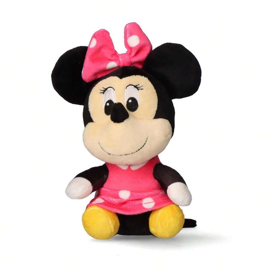 Disney CERDÁ Life'S Little Moments - 米妮毛絨鑰匙扣，帶塑膠掛鉤 - 兒童背包、書包和鉛筆盒配件 - 柔軟 - 粉色 - 查看 1