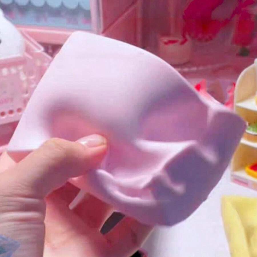 Soft Milk Brick Slow Rebound Sticky Hand Simulation Toy, Realistic Yellow Butter Cake, Emitting The Aroma Of High-End Pastries, Soft Texture, Very Fun To Play With