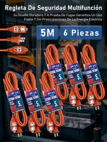 5 metros -- 6 piezas