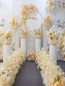 1/3/4个装便携式可重复使用纸板底座支架，可折叠立柱支架，婚礼道具，落地展示柱，DIY底座盒，带圆顶可折叠纸管立柱底座，适用于婚礼、生日、蛋糕架、节日派对、户外派对、家居装饰、房间装饰、毕业典礼、返校季、学习用品 - 彩色 - 查看 10