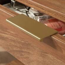 Vanity With Chic Storage Brown Finish - màu nâu - Xem 7
