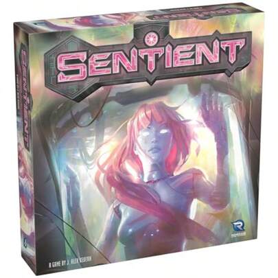 Renegade Games: Sentient - Revised Edition Tech Revolution Juego de Mesa Nuevo Modo Solo y Tabla actualizada Robots de construcción y programación de 14 años 1 a 4 Jugadores