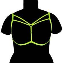 Bộ đồ lót gợi cảm phong cách Gothic có thể điều chỉnh, bao gồm áo corset, dây nịt toàn thân, quần lót và thắt lưng, thích hợp cho trang phục đi club và múa cột. - Nhiều màu - Xem 12