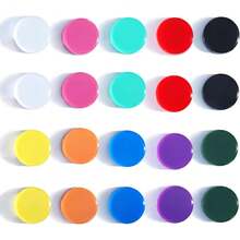 Strong Small Heavy Duty Fridge Magnets 20PCS Multi Color Mini Round Refrigerator Magnets For Whiteboard Kitchen Office Locker Classroom Home Organization - 1 - 查看 2