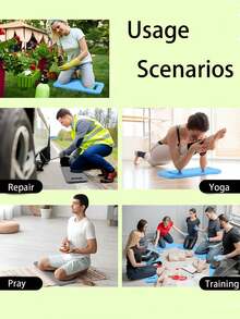 1 pezzo Ginocchiera in schiuma, Tappetino in gomma piuma per inginocchiarsi, Tappetino per yoga, Tappetino in schiuma per inginocchiarsi per pilates, Può essere utilizzato anche come ginocchiera, tappetino fitness, set fitness, adatto come regalo, regalo per la festa della mamma, regalo di compleanno, regalo di Natale, spesso per ginocchia, gomiti, polsi e testa per sport, pulizia, giardinaggio, accessori per piante, decorazione per la casa, decorazione primaverile/estiva, articoli per la casa, accessori per la decorazione del giardinaggio, essenziale per la festa del papà - multicolore - Visualizzare 5
